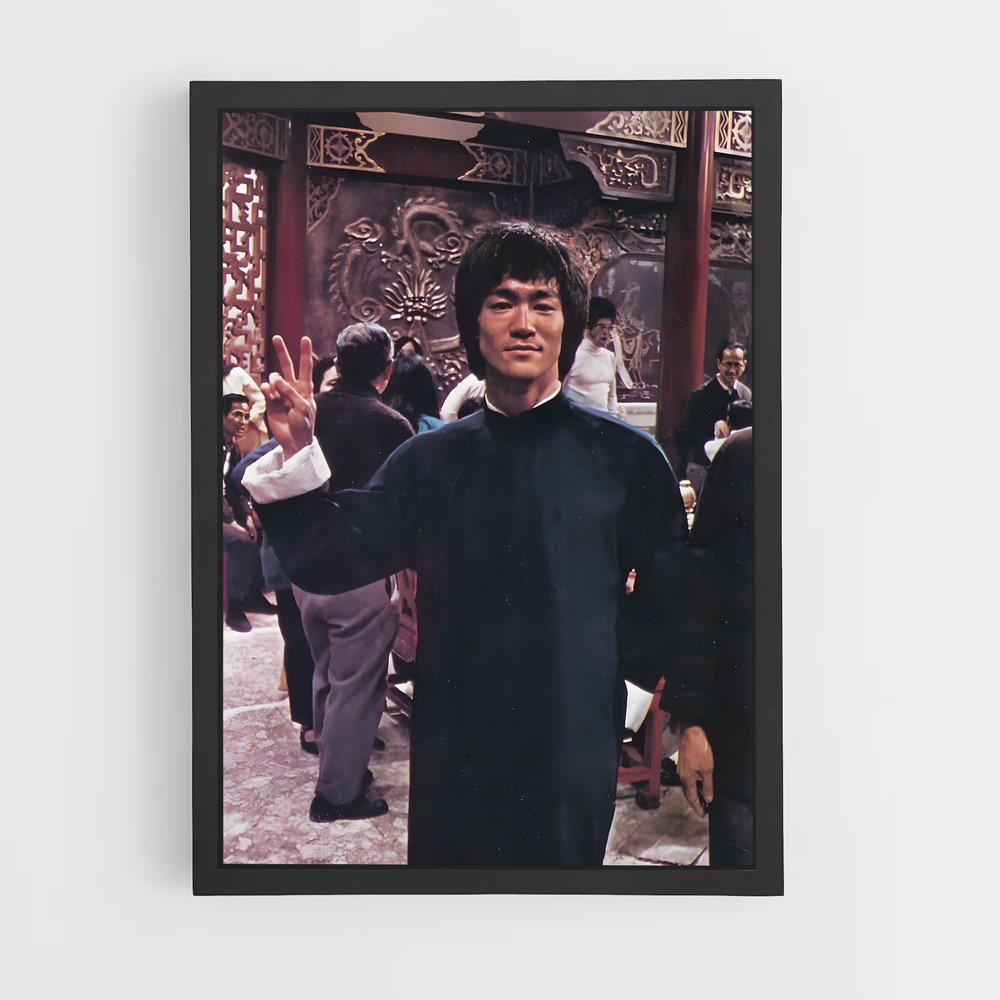 Poster Bruce lee – affiche Kung Fu (vue 2)